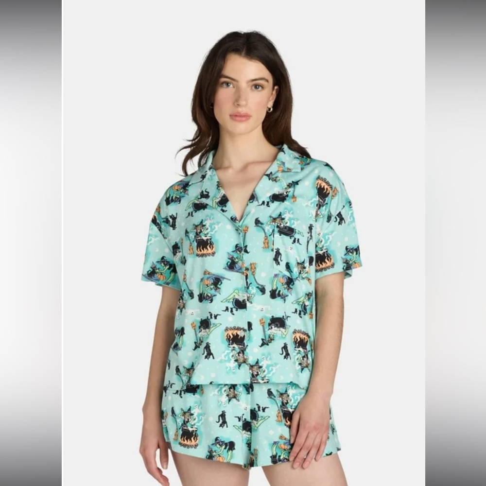 Witch Print Pajama Set